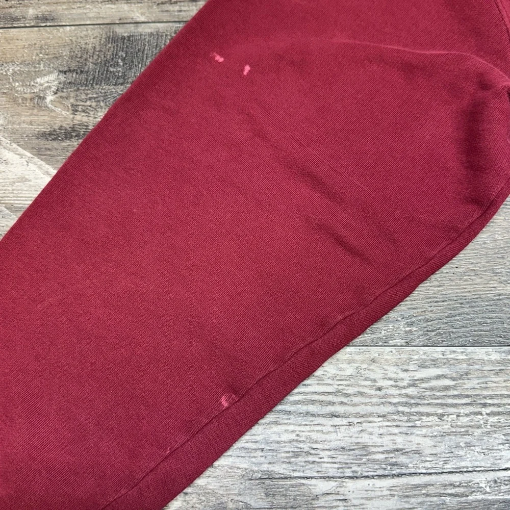 Nike Mini Swoosh Crewneck Sweatshirt Red Y2K Vintage Mens Large